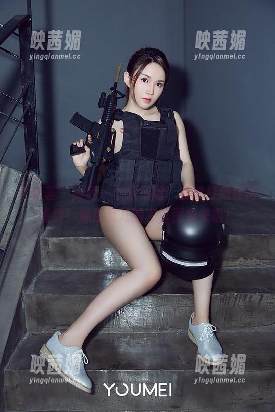 尤蜜荟 - 给我一个双马尾，我能打败任何堕落！娜依灵儿的写真图包来啦！