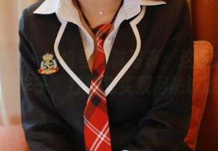 模范学院 – 陈怡曼网袜写真：这是我想成为的样子，打算先买双网袜试试！